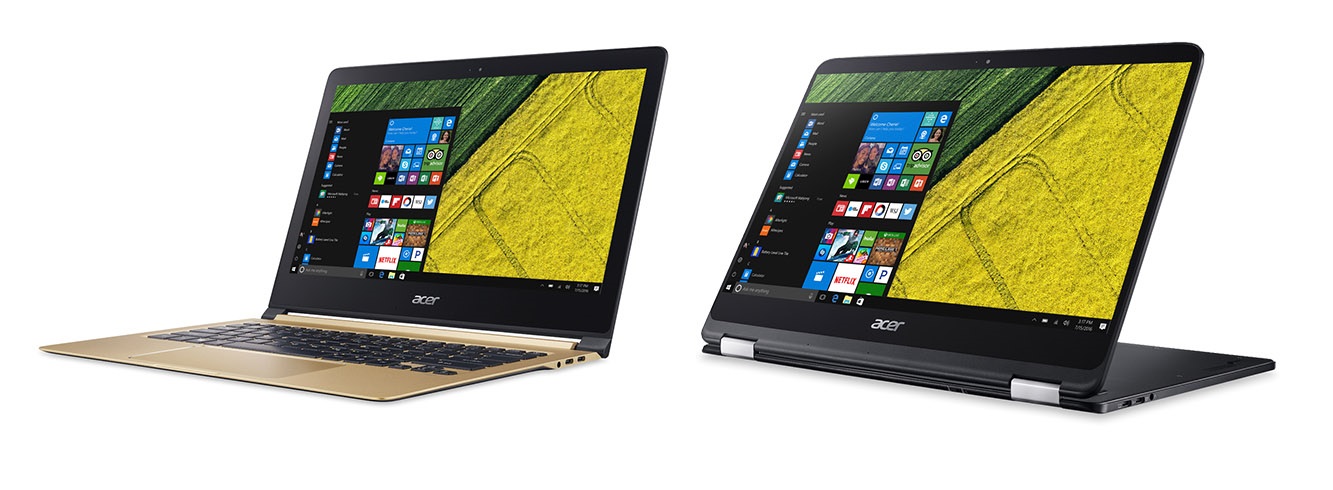 Acer uvádí nové řady notebooků Swift a Spin